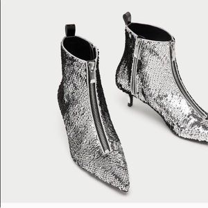 Zara Sequin Heel